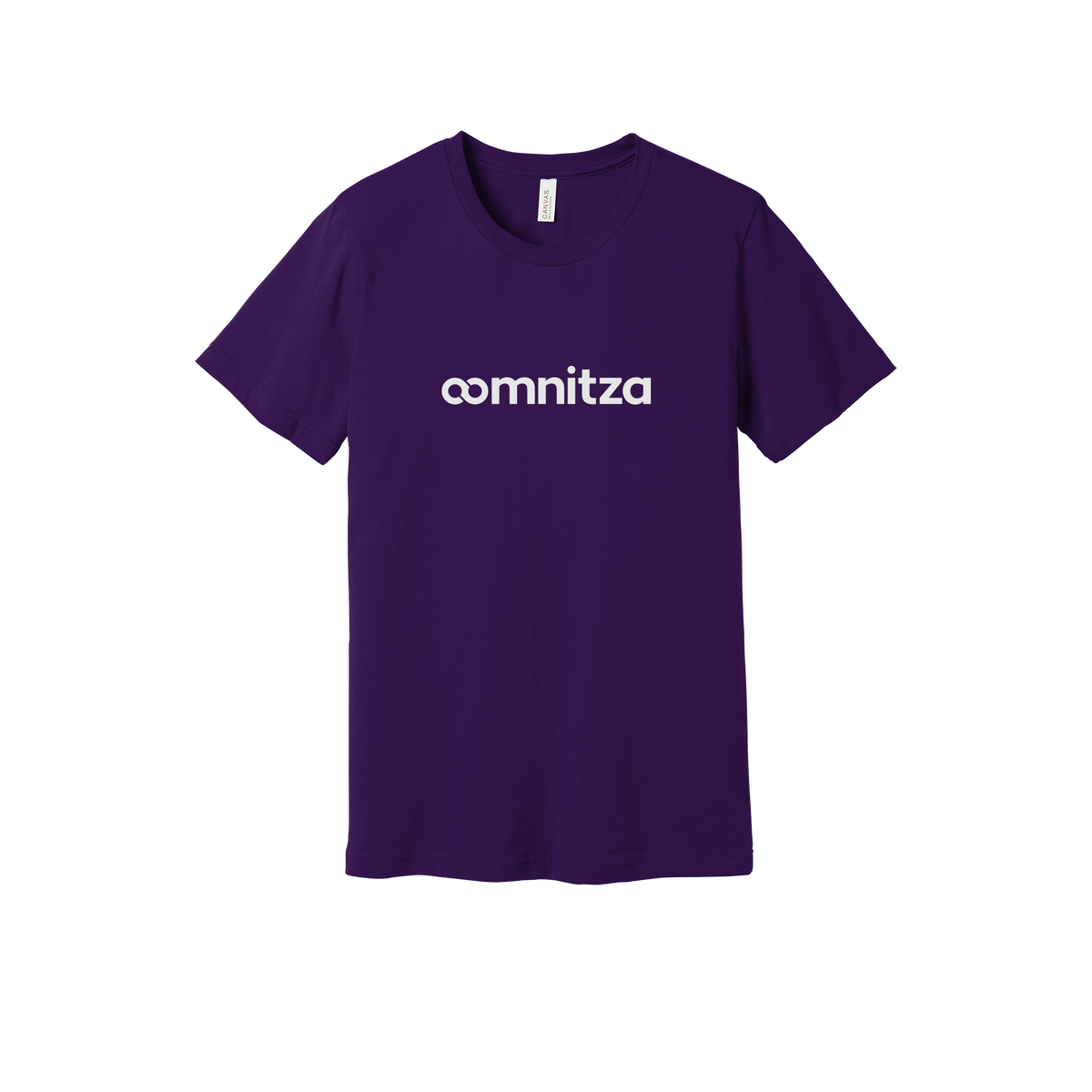 oomnitza-everyday-essentials-short-sleeve-tee-dtf-front-BC3001-teampurple-flat-front
