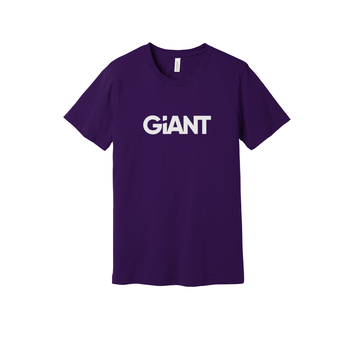 giantworldwide-everyday-essentials-short-sleeve-tee-dtf-front-BC3001-teampurple-flat-front