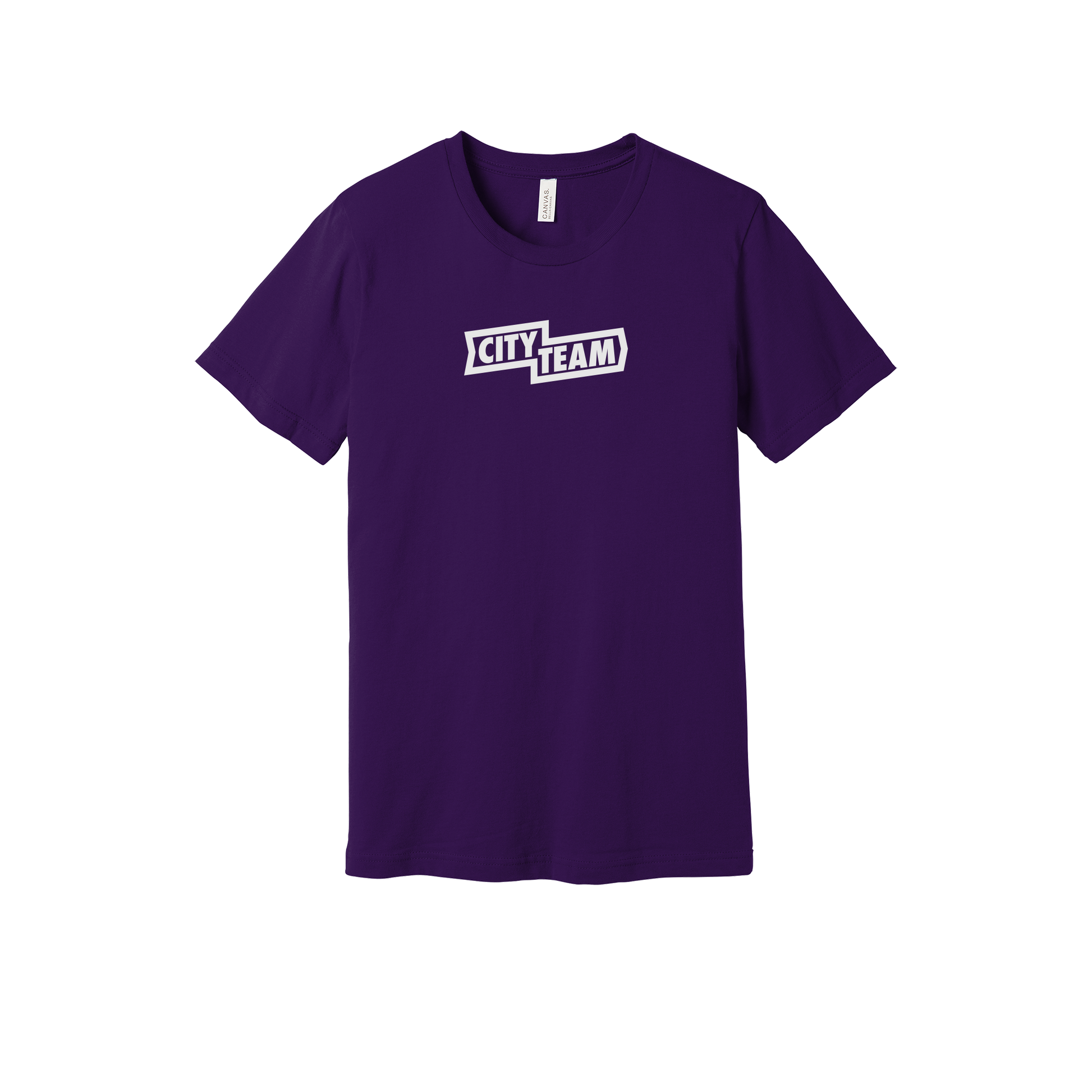 cityteam-everyday-essentials-short-sleeve-tee-dtf-front-BC3001-teampurple-flat-front