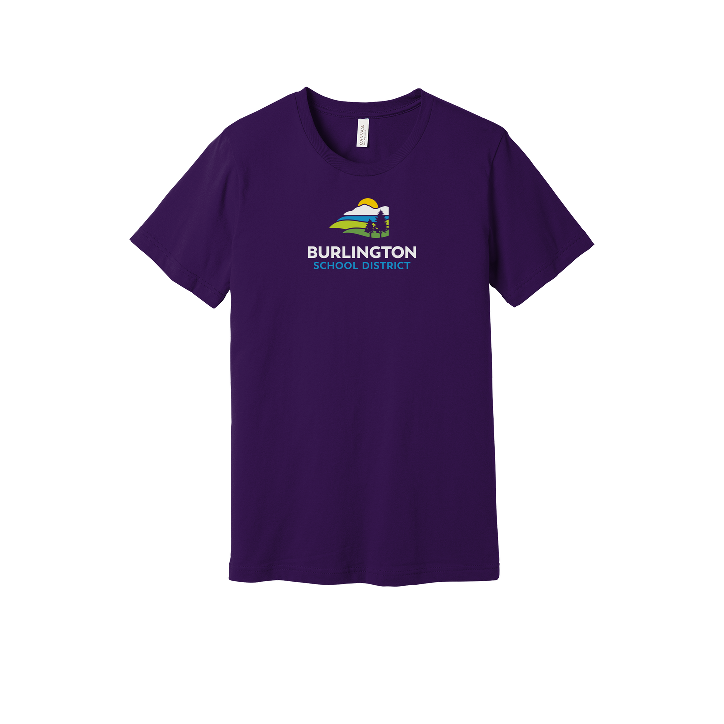 bsdvt-everyday-essentials-short-sleeve-tee-dtf-front-BC3001-teampurple-flat-front