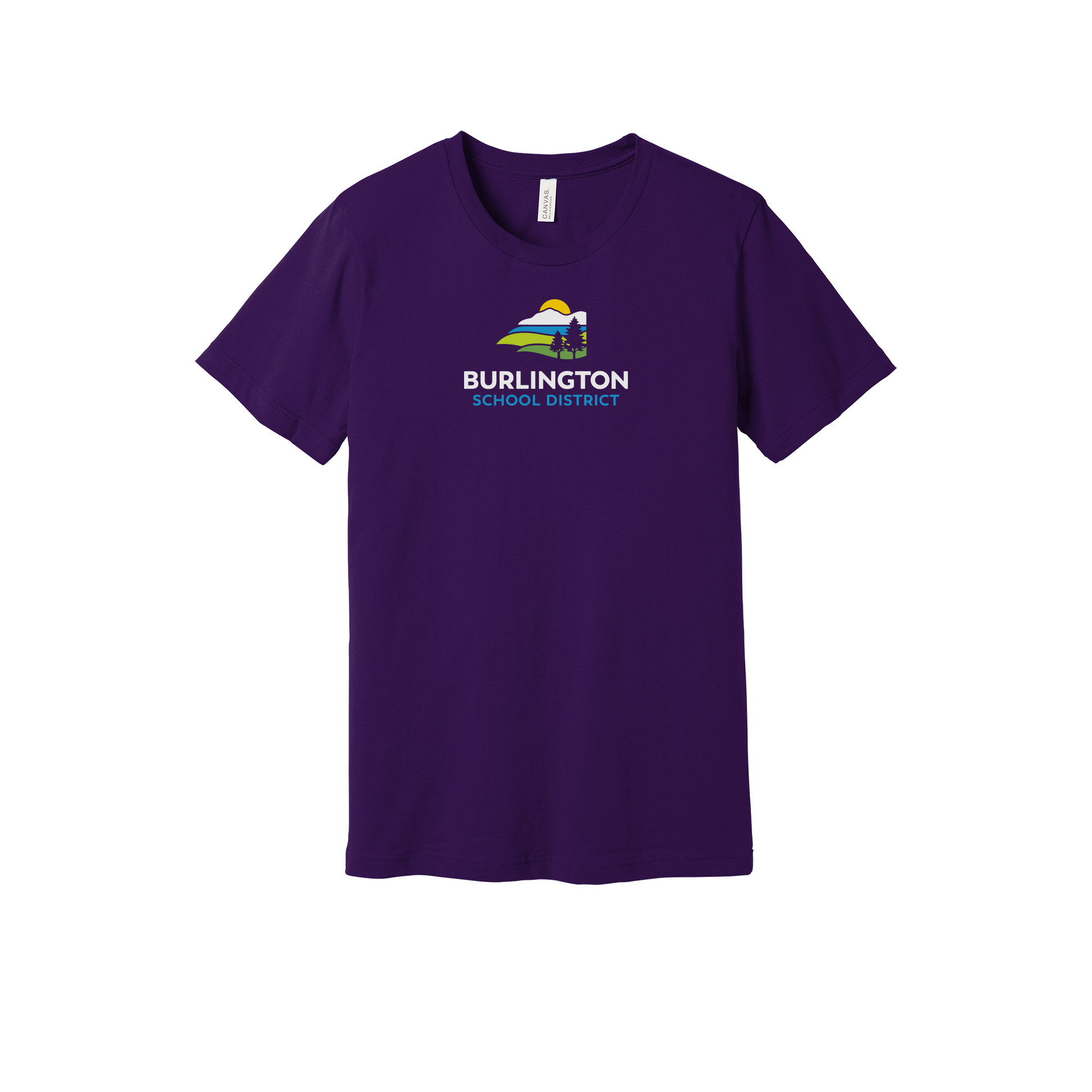 bsdvt-everyday-essentials-short-sleeve-tee-dtf-front-BC3001-teampurple-flat-front