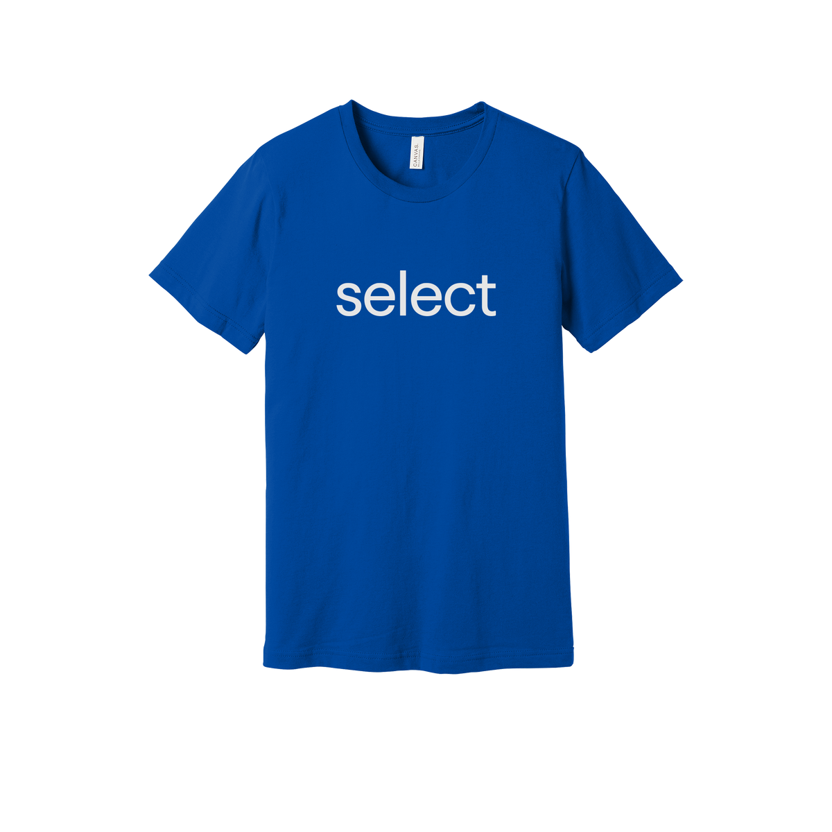 meetselect-everyday-essentials-short-sleeve-tee-dtf-front-BC3001-trueroyal-flat-front