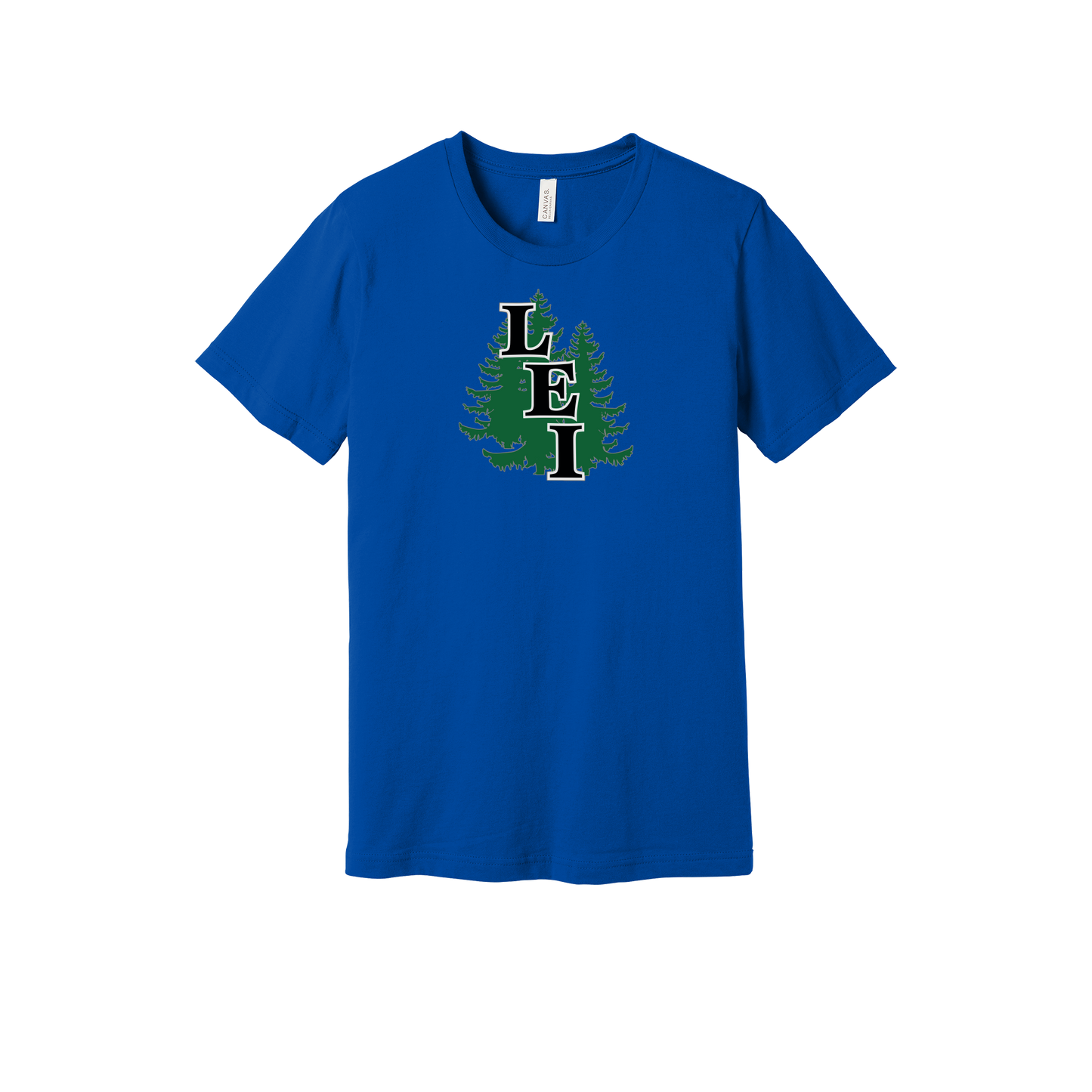 leisite-everyday-essentials-short-sleeve-tee-dtf-front-BC3001-trueroyal-flat-front