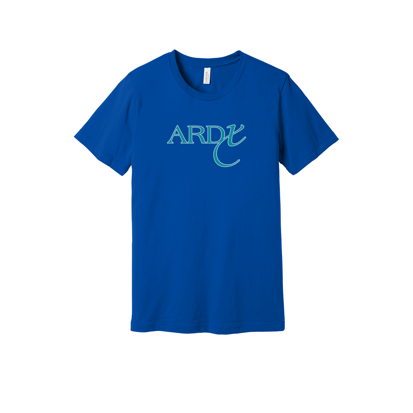 ardx-everyday-essentials-short-sleeve-tee-dtf-front-BC3001-trueroyal-flat-front
