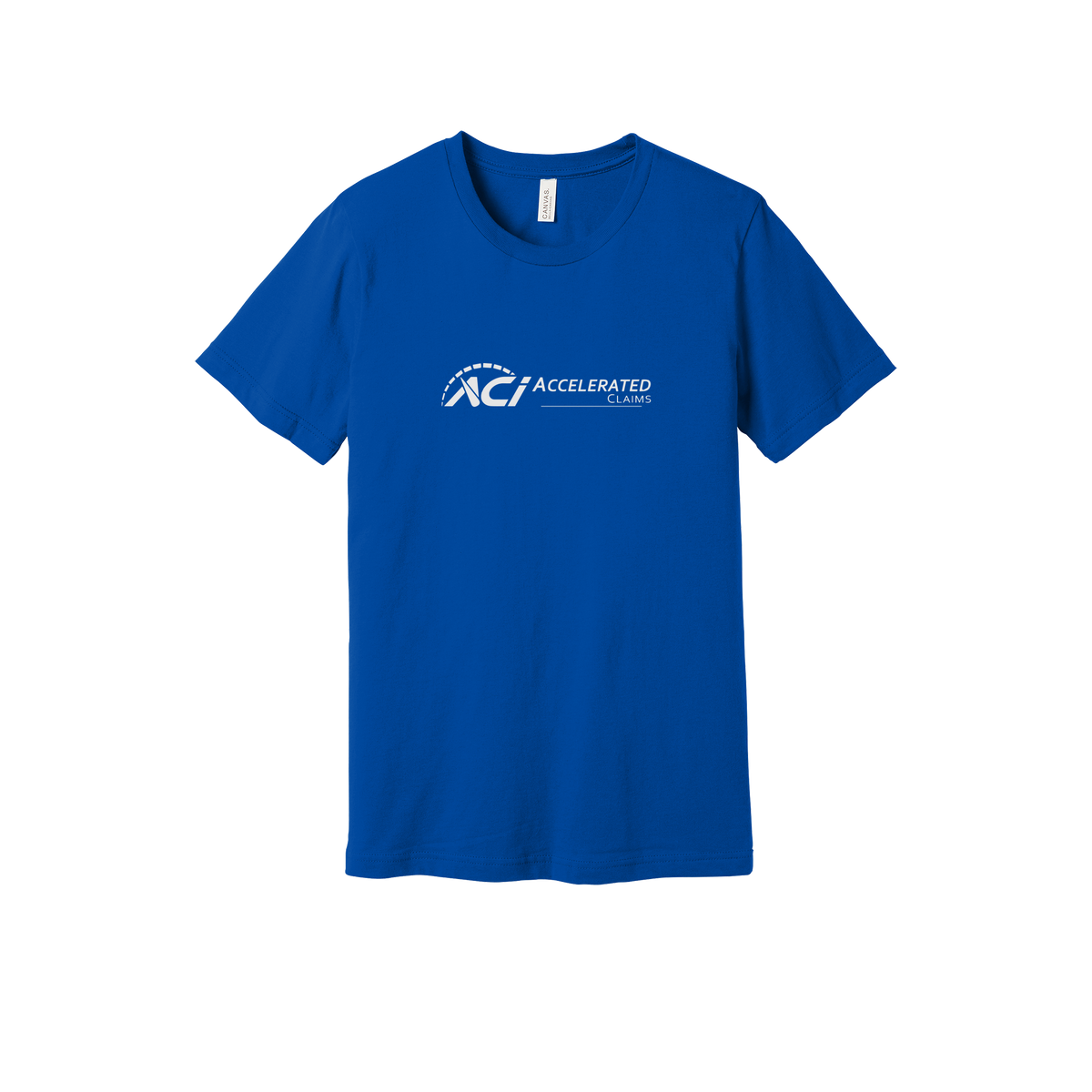 accelclaims-everyday-essentials-short-sleeve-tee-dtf-front-BC3001-trueroyal-flat-front