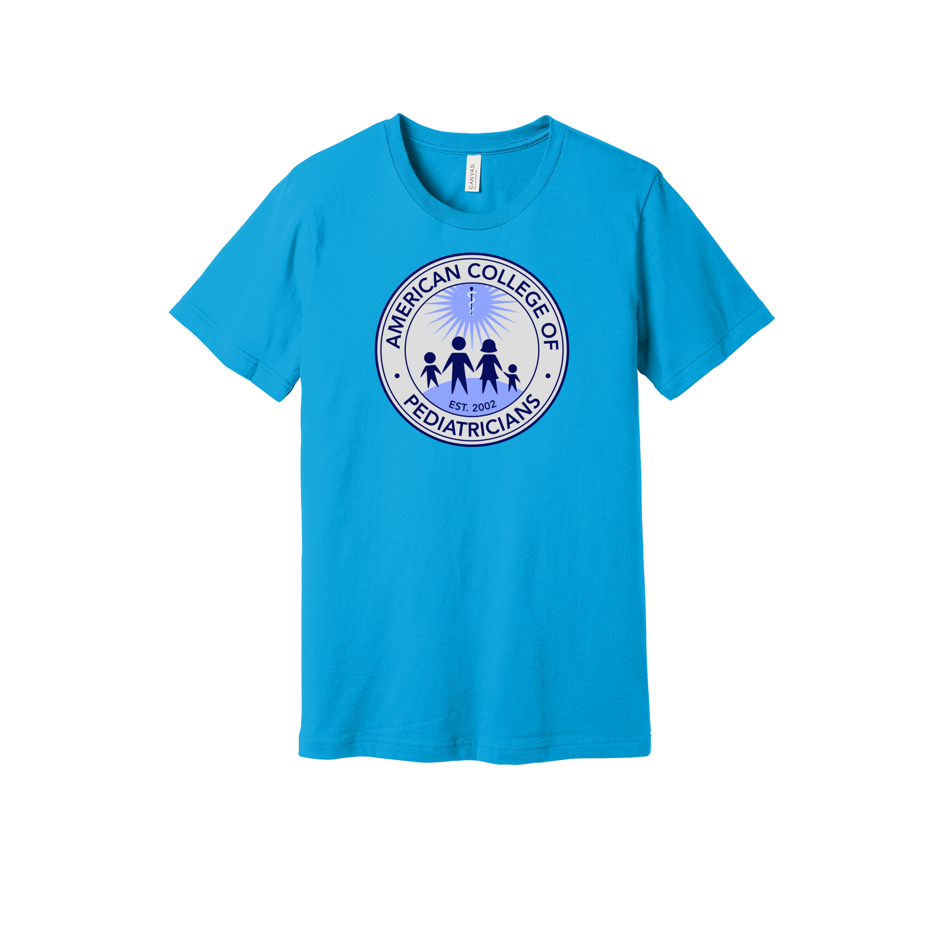 acpeds-everyday-essentials-clinic-short-sleeve-tee-dtf-front-BC3001-turquoise-flat-front