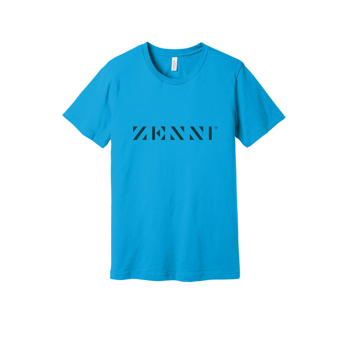 zennioptical-everyday-essentials-clinic-short-sleeve-tee-dtf-front-BC3001-turquoise-flat-front