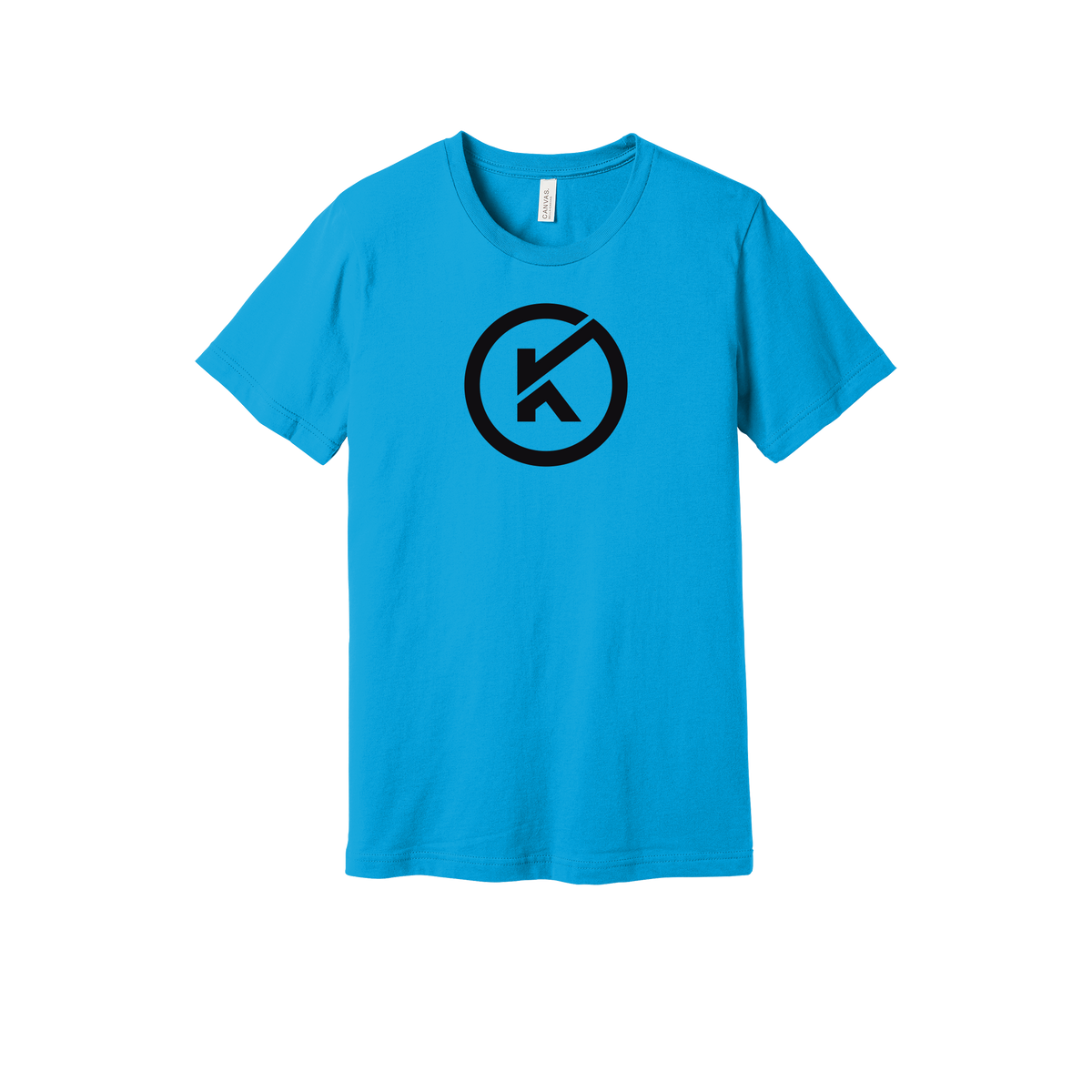 kitmanlabs-everyday-essentials-short-sleeve-tee-dtf-front-BC3001-turquoise-flat-front