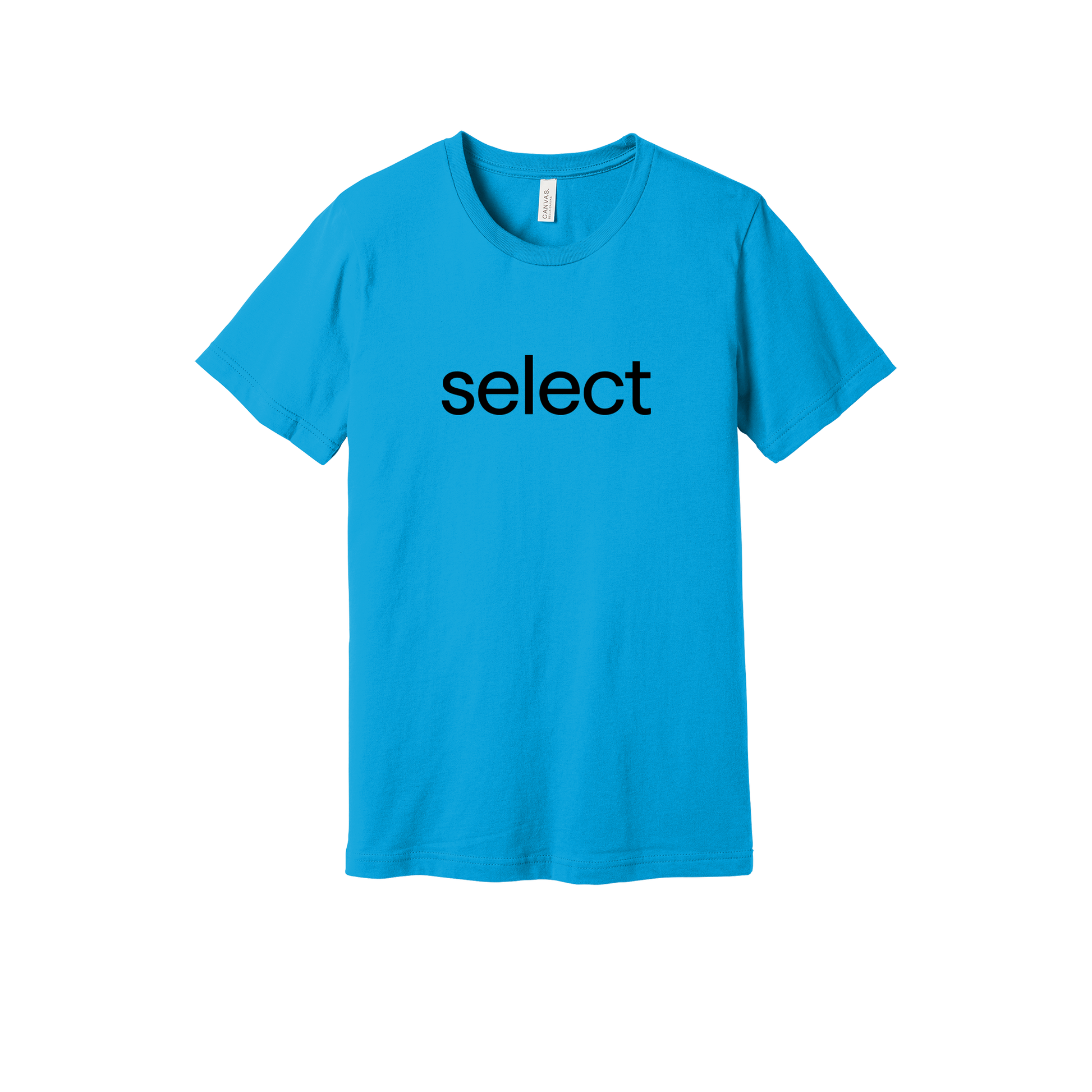 meetselect-everyday-essentials-short-sleeve-tee-dtf-front-BC3001-turquoise-flat-front