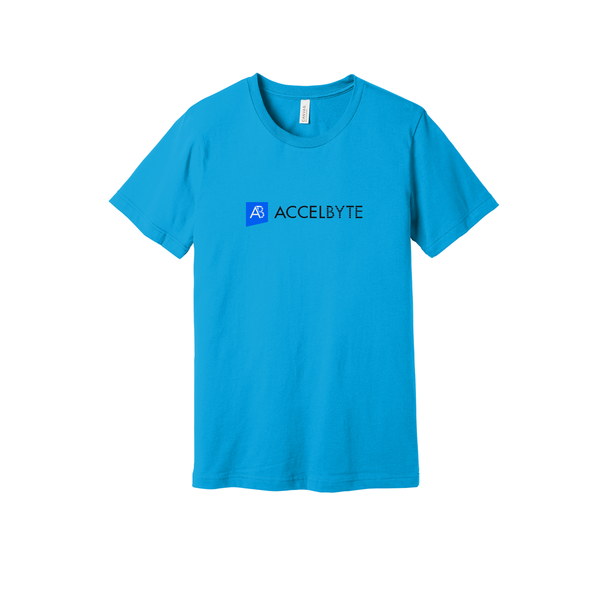 accelbyte-everyday-essentials-short-sleeve-tee-dtf-front-BC3001-turquoise-flat-front