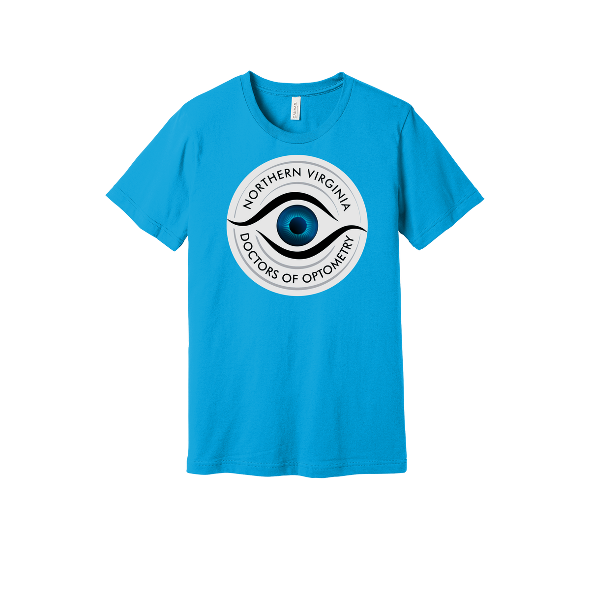 novaeyedocs-everyday-essentials-clinic-short-sleeve-tee-dtf-front-BC3001-turquoise-flat-front