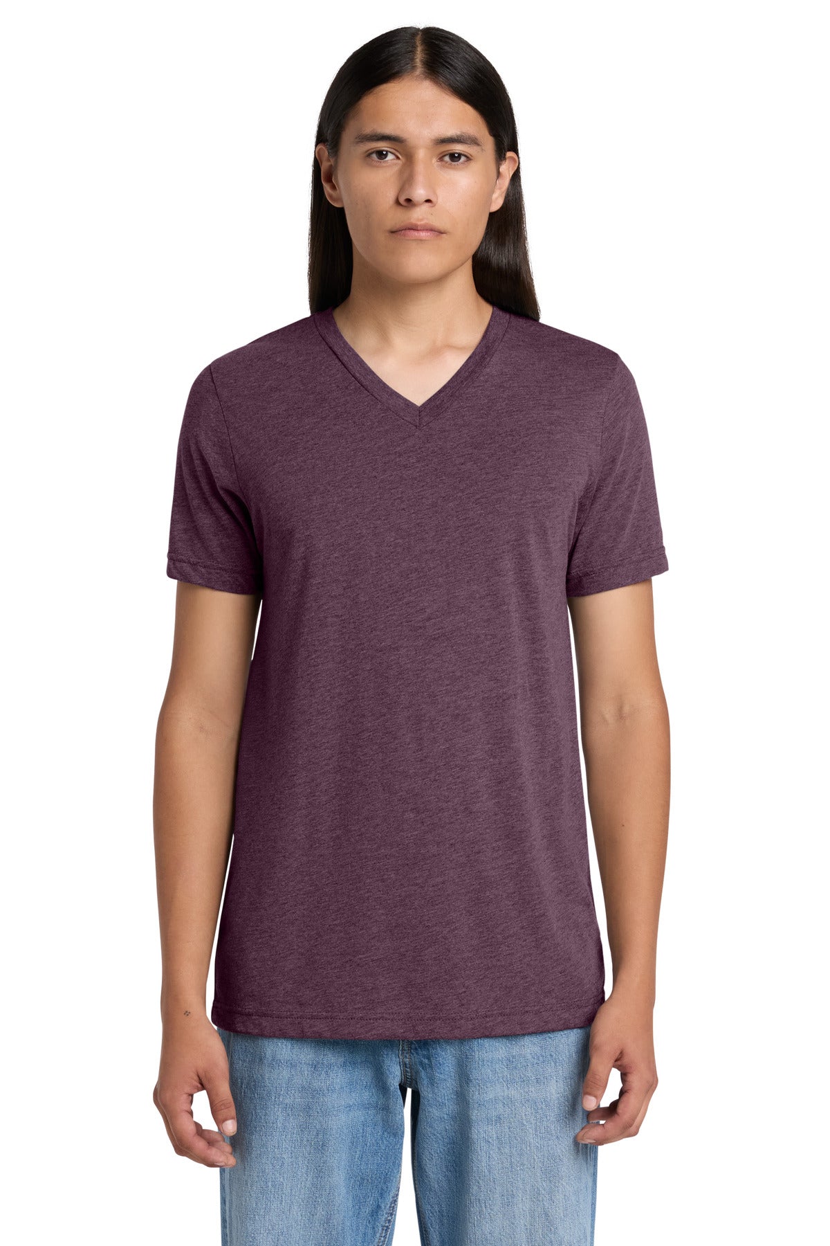 BELLA+CANVAS® Unisex Triblend Short Sleeve V-Neck Tee. BC3415