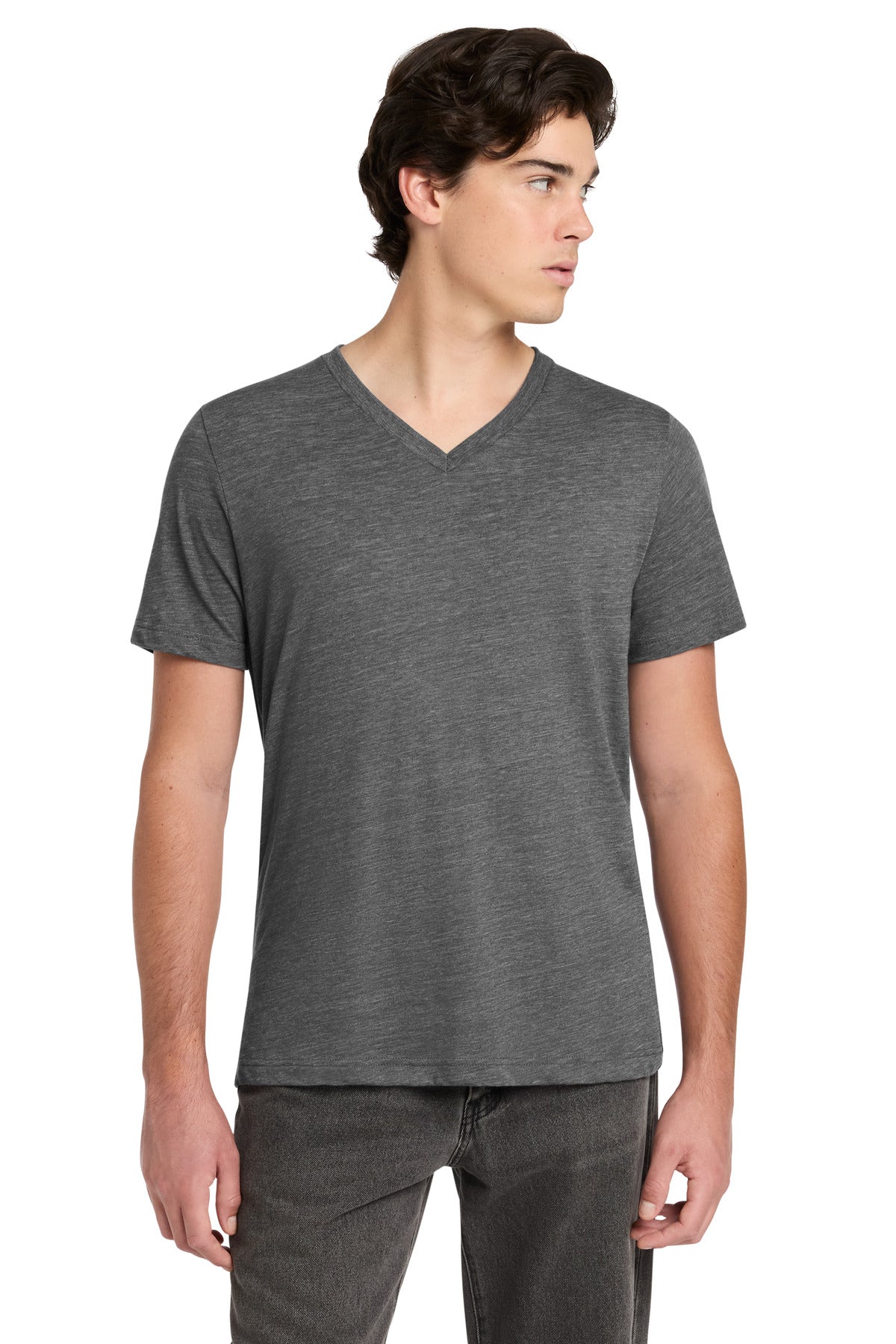 BELLA+CANVAS® Unisex Textured Jersey V-Neck Tee BC3655