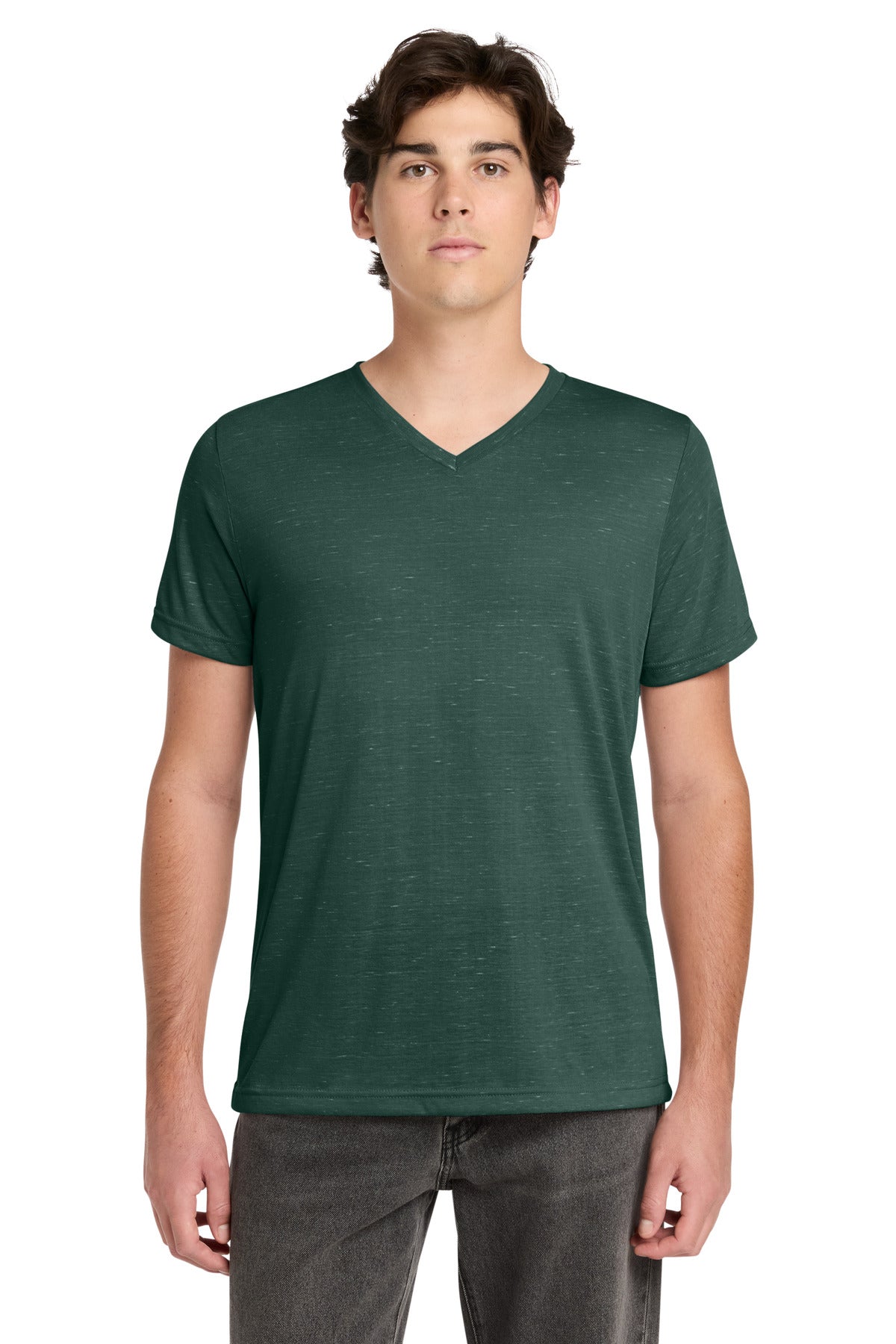 BELLA+CANVAS® Unisex Textured Jersey V-Neck Tee BC3655