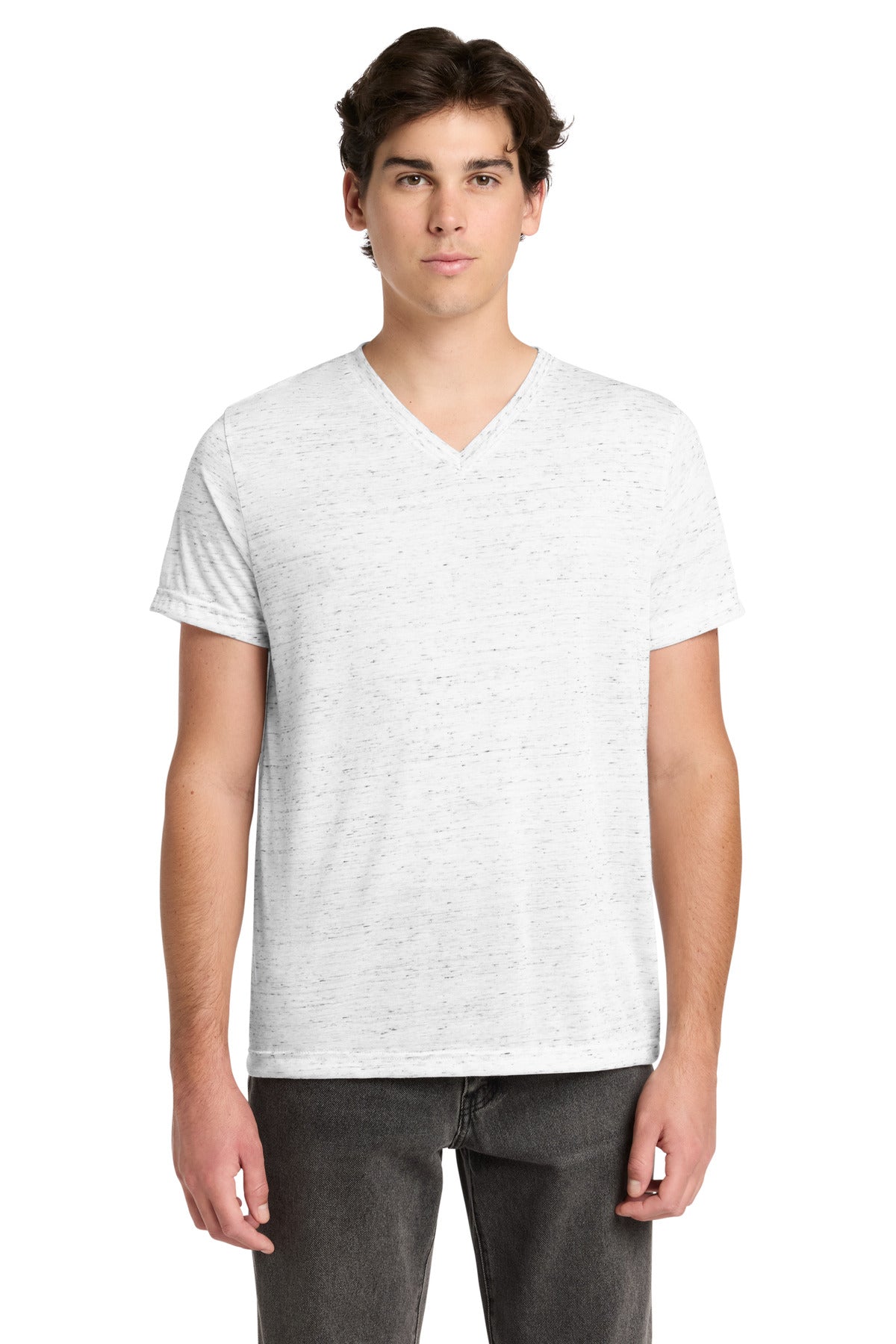 BELLA+CANVAS® Unisex Textured Jersey V-Neck Tee BC3655