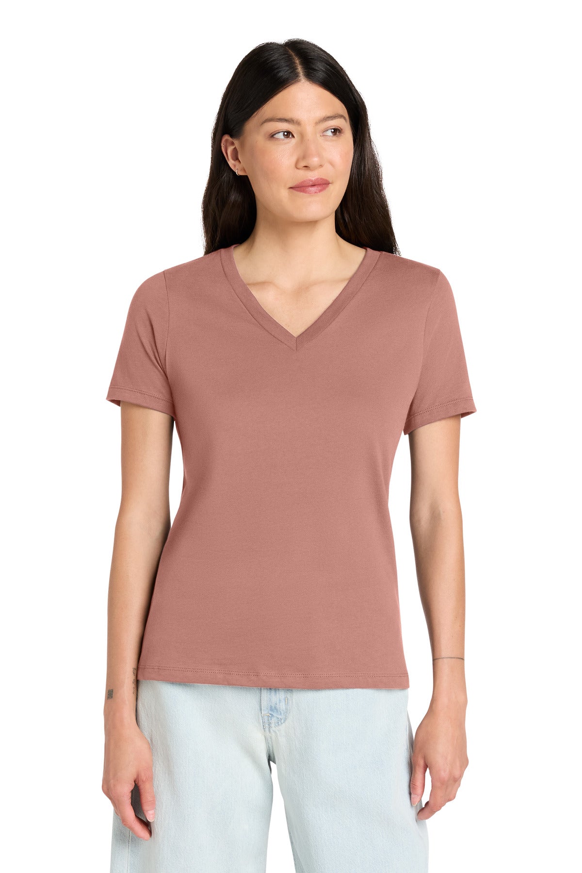 BELLA+CANVAS ® Women's Relaxed Jersey Short Sleeve V-Neck Tee. BC6405