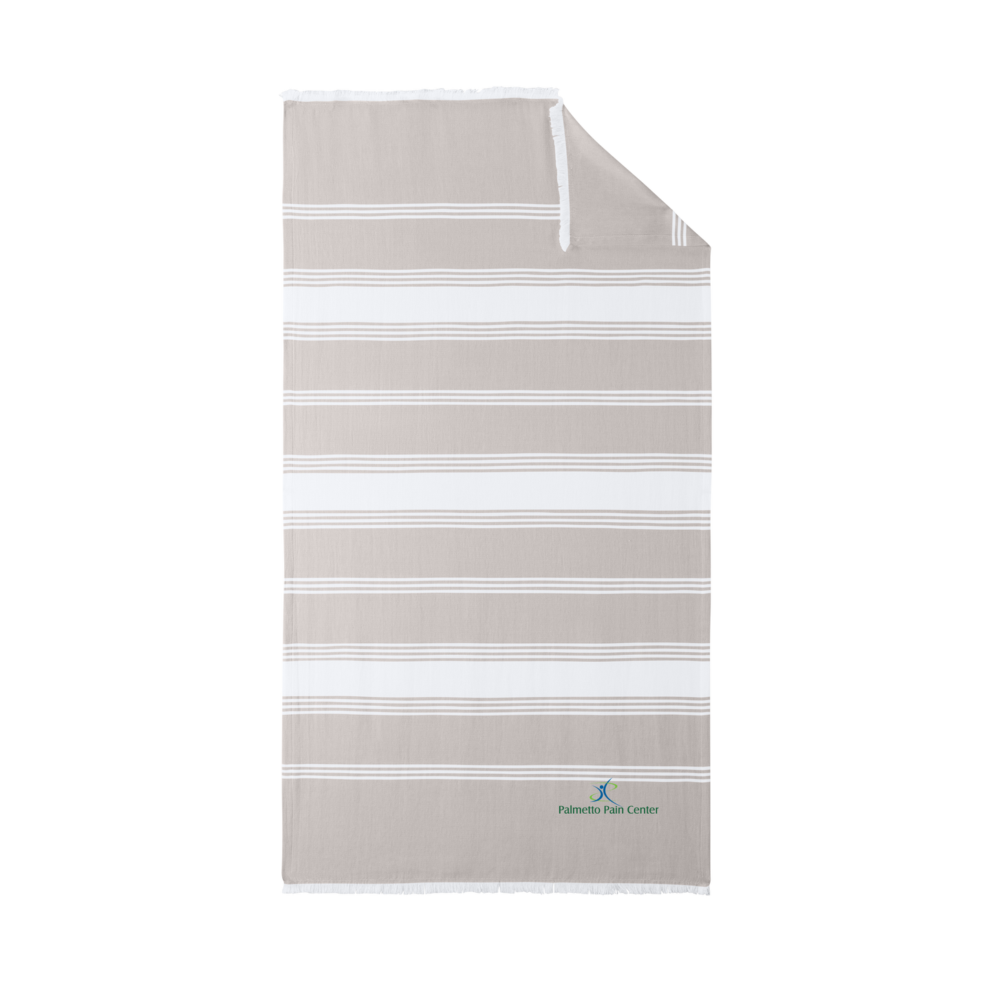 palmetto-pain-center-port-authority-beach-throw-embroidery-bottomright-BP91-saharawhite-flat-front