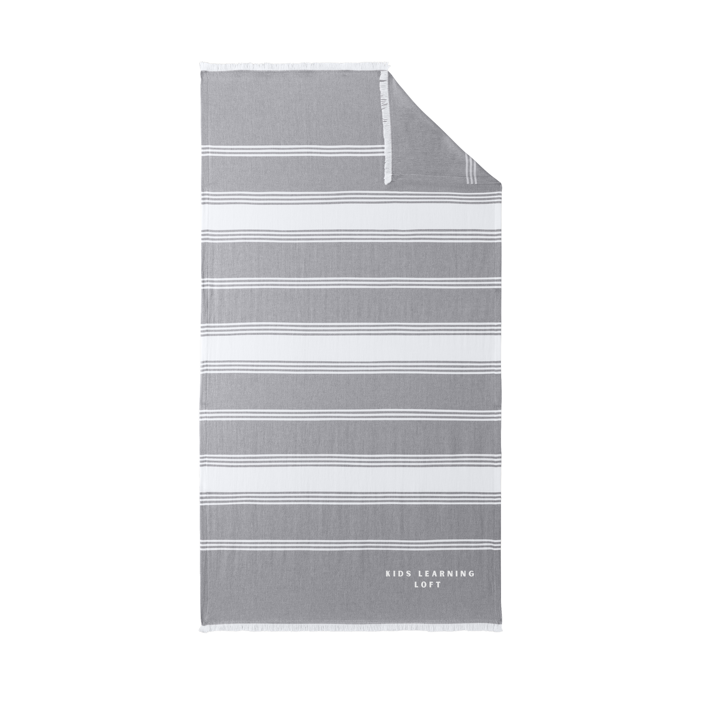 kidslearningloft-port-authority-beach-throw-embroidery-bottomright-BP91-sterlinggreywhite-flat-front