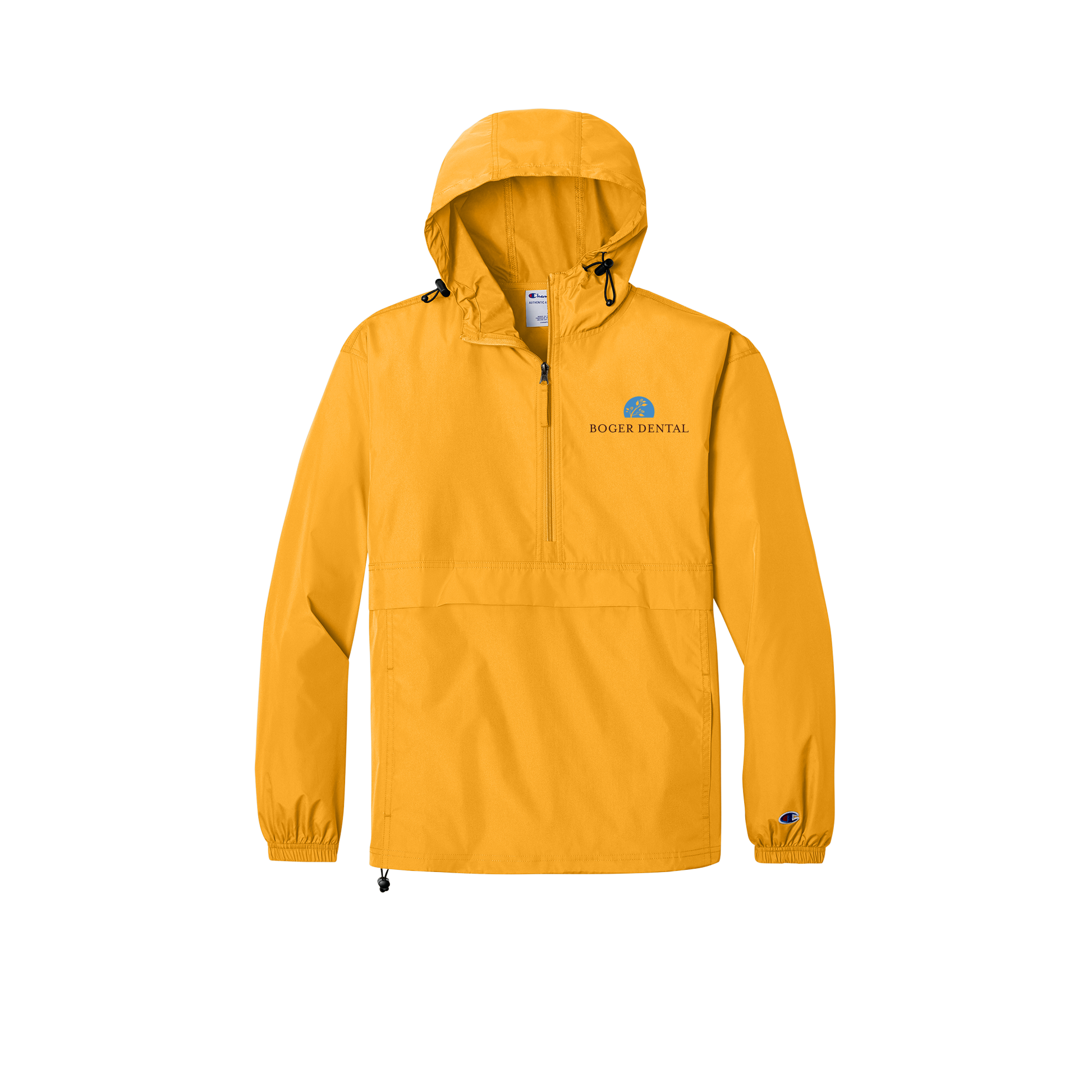 boger-dental-champion-packable-jacket-embroidery-leftchest-CO200-gold-flat-front