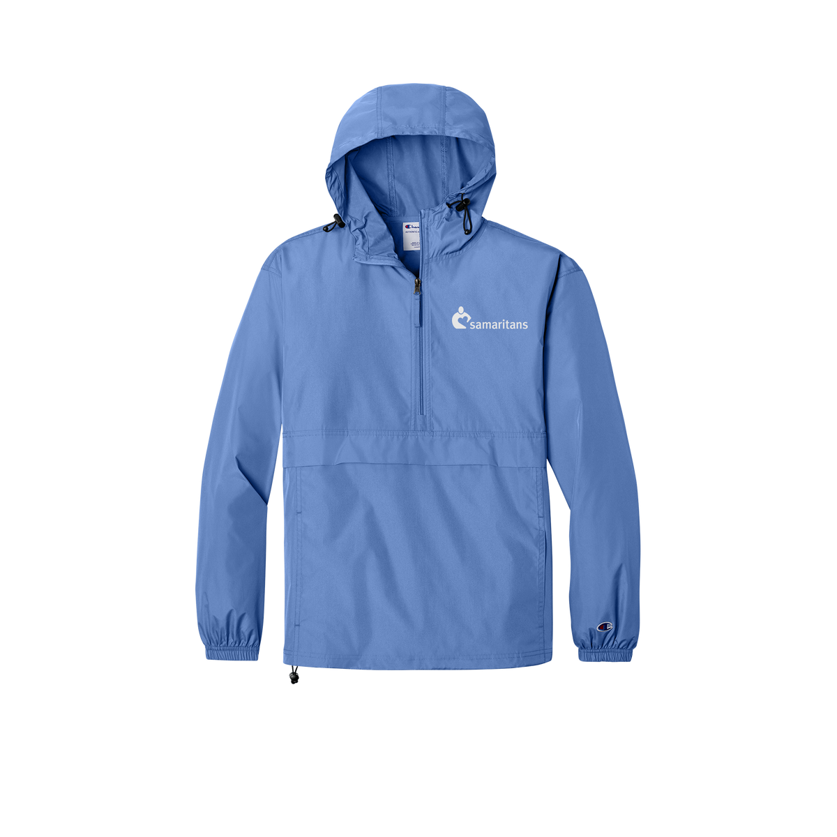 samaritans-champion-packable-jacket-embroidery-leftchest-CO200-lightblue-flat-front