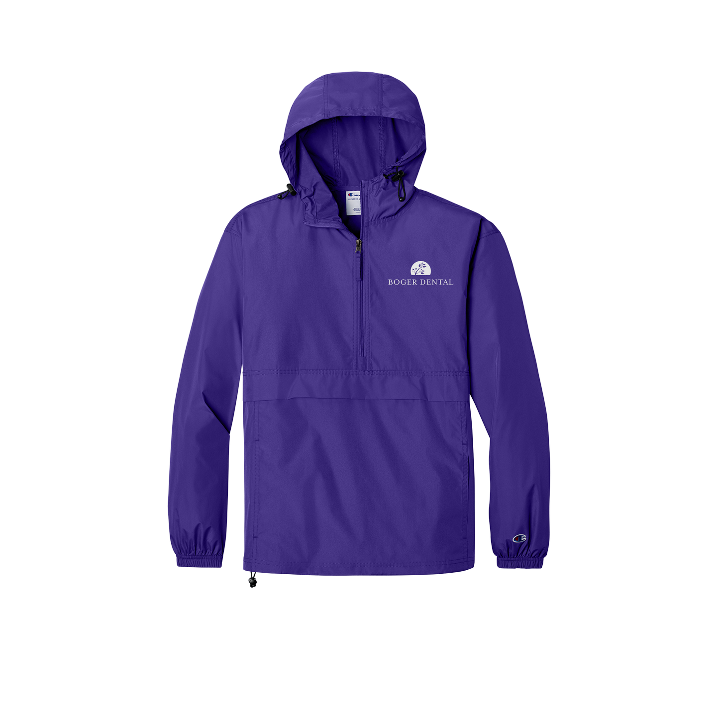 boger-dental-champion-packable-jacket-embroidery-leftchest-CO200-purple-flat-front