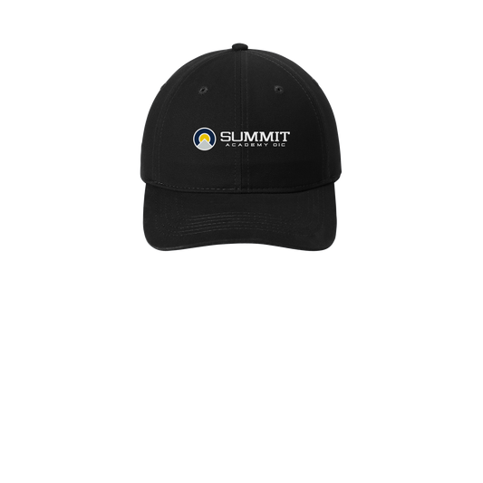 saoic-low-profile-dad-cap-embroidery-capfront-CP77-black-flat-front