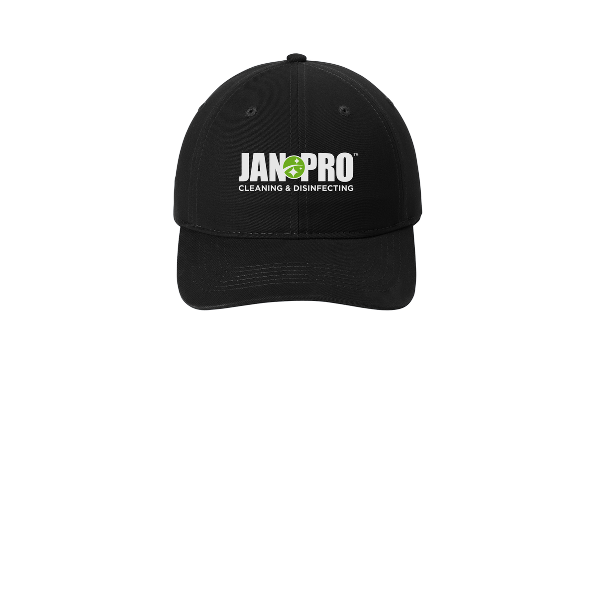 jan-pro-low-profile-dad-cap-embroidery-capfront-CP77-black-flat-front