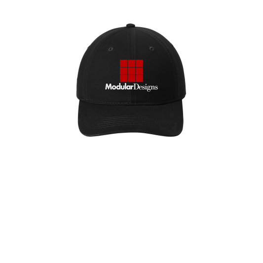 modulardesignsflooring-low-profile-dad-cap-embroidery-capfront-CP77-black-flat-front