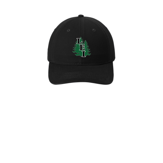leisite-low-profile-dad-cap-embroidery-capfront-CP77-black-flat-front