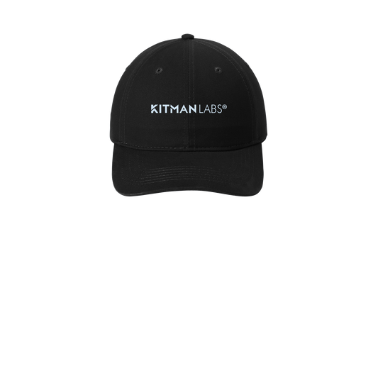 kitmanlabs-low-profile-dad-cap-embroidery-capfront-CP77-black-flat-front