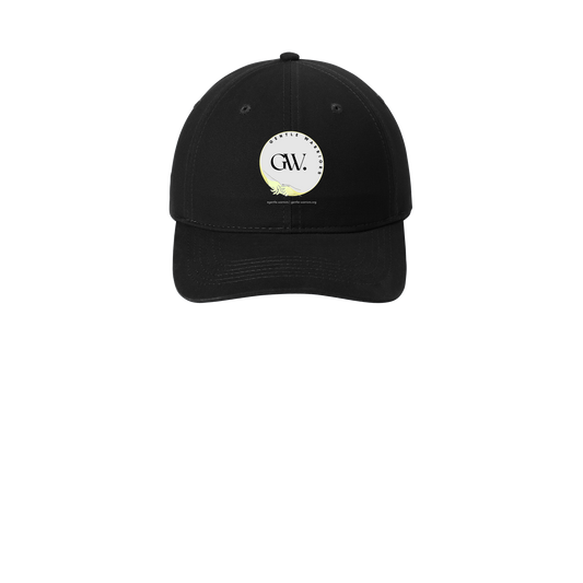 gentle-warriors-low-profile-dad-cap-embroidery-capfront-CP77-black-flat-front