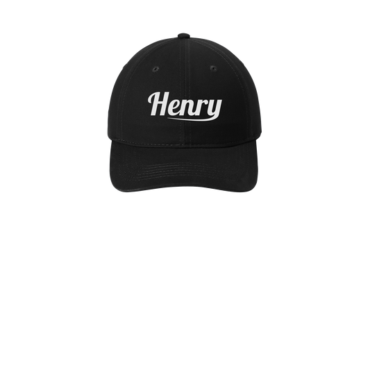 henrymeds-low-profile-dad-cap-embroidery-capfront-CP77-black-flat-front