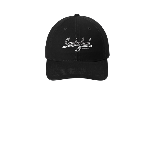 cumberland-low-profile-dad-cap-embroidery-capfront-CP77-black-flat-front
