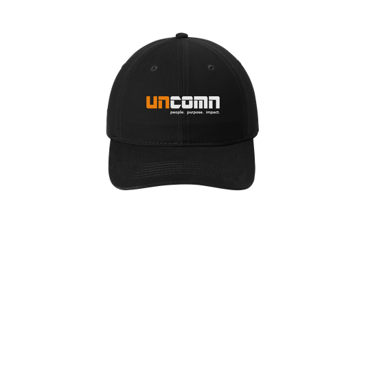 uncomn-low-profile-dad-cap-embroidery-capfront-CP77-black-flat-front
