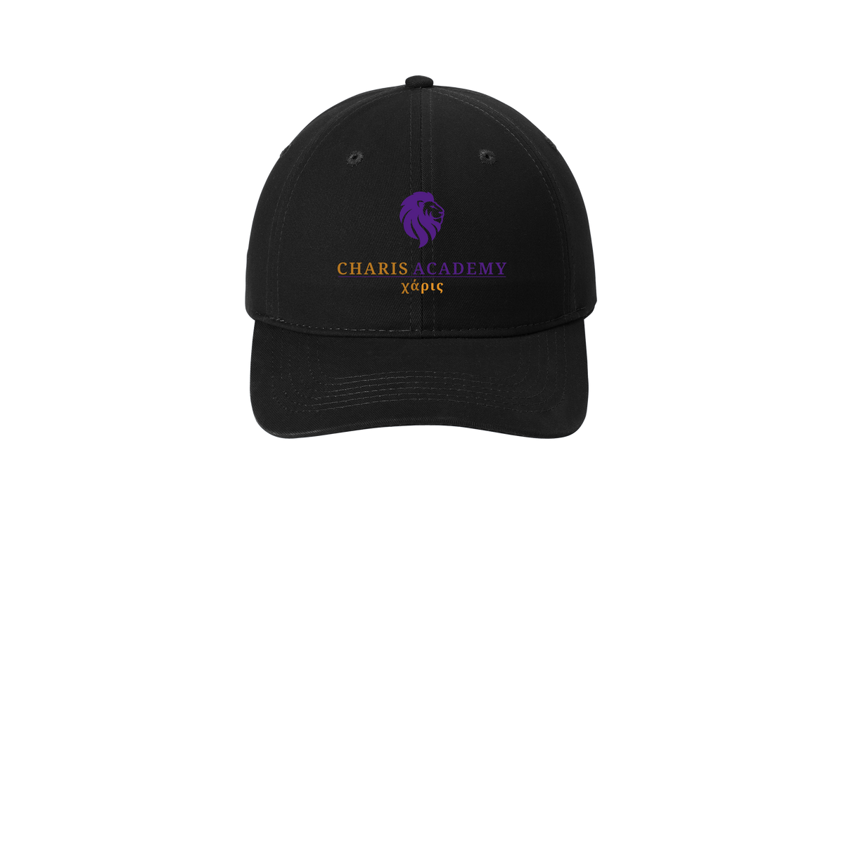 cahazleton-low-profile-dad-cap-embroidery-capfront-CP77-black-flat-front