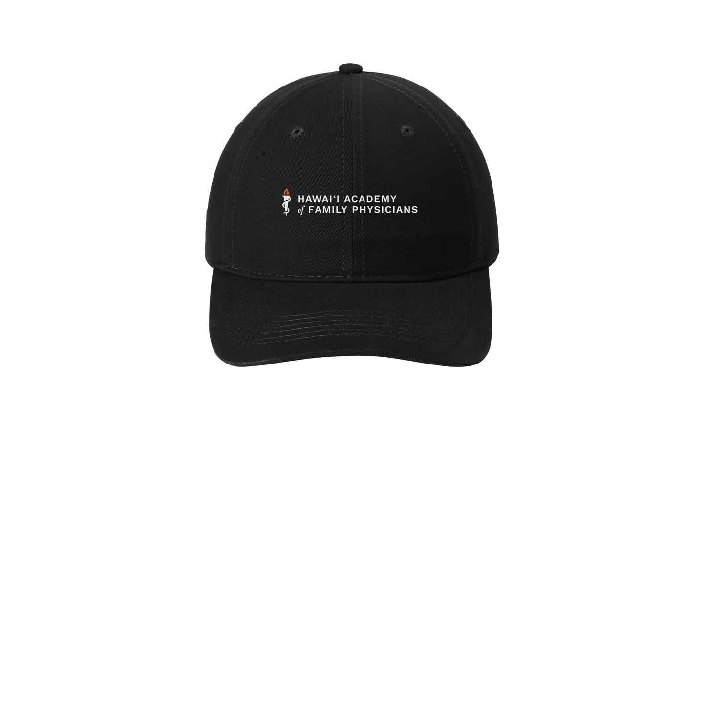 hafp-low-profile-dad-cap-embroidery-capfront-CP77-black-flat-front