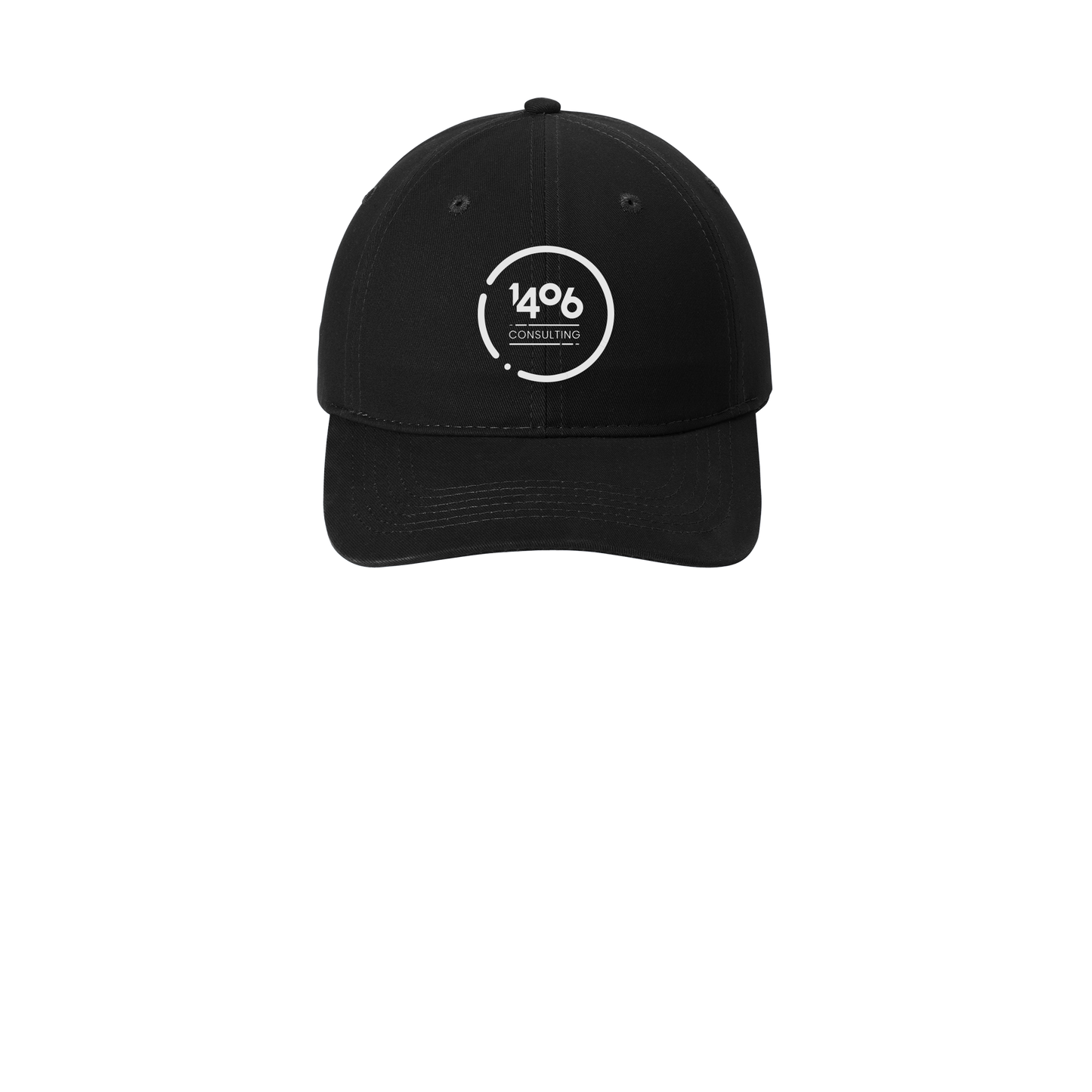 1406consulting-low-profile-dad-cap-embroidery-capfront-CP77-black-flat-front