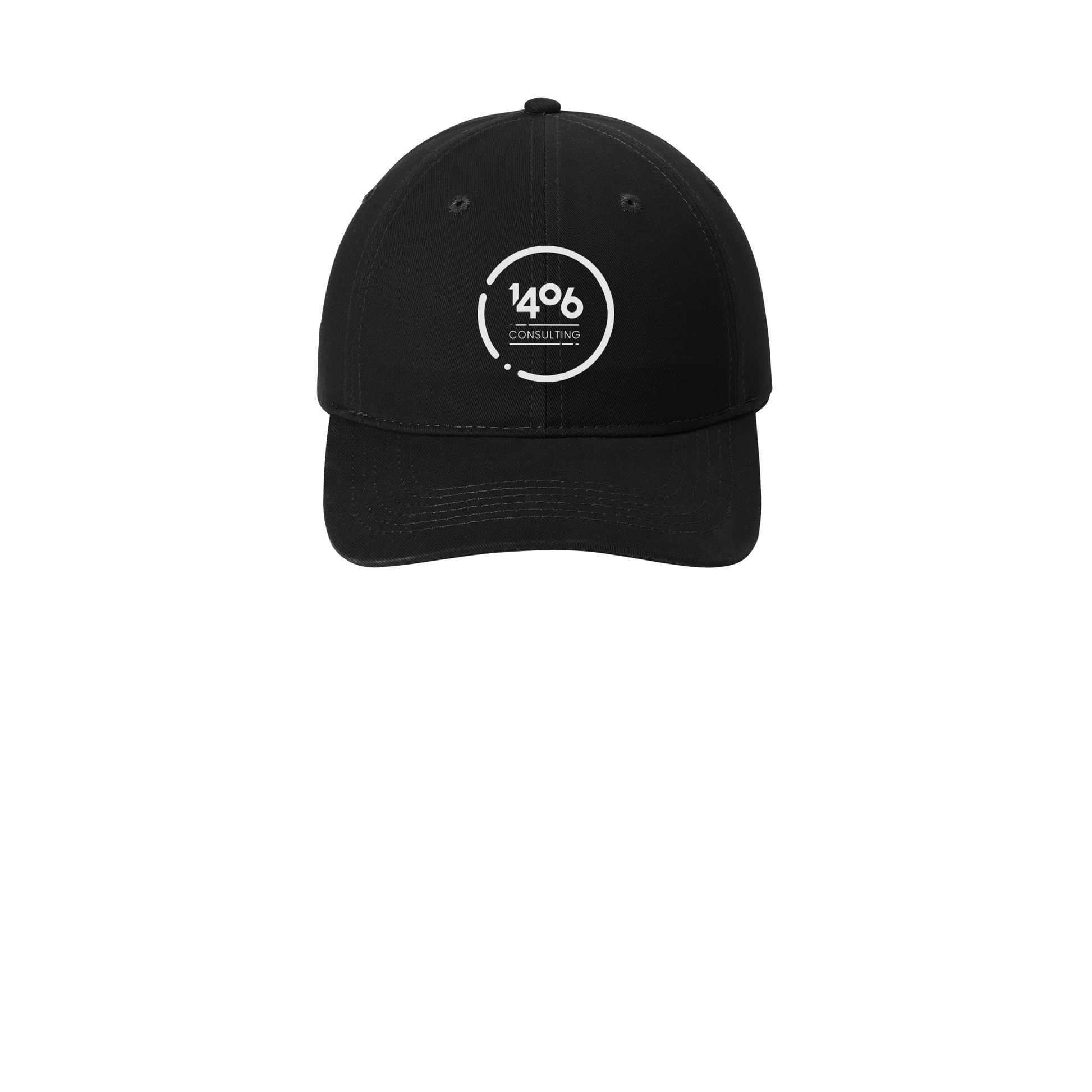 1406consulting-low-profile-dad-cap-embroidery-capfront-CP77-black-flat-front