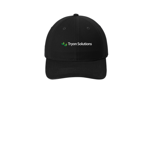 tryonsolutions-low-profile-dad-cap-embroidery-capfront-CP77-black-flat-front
