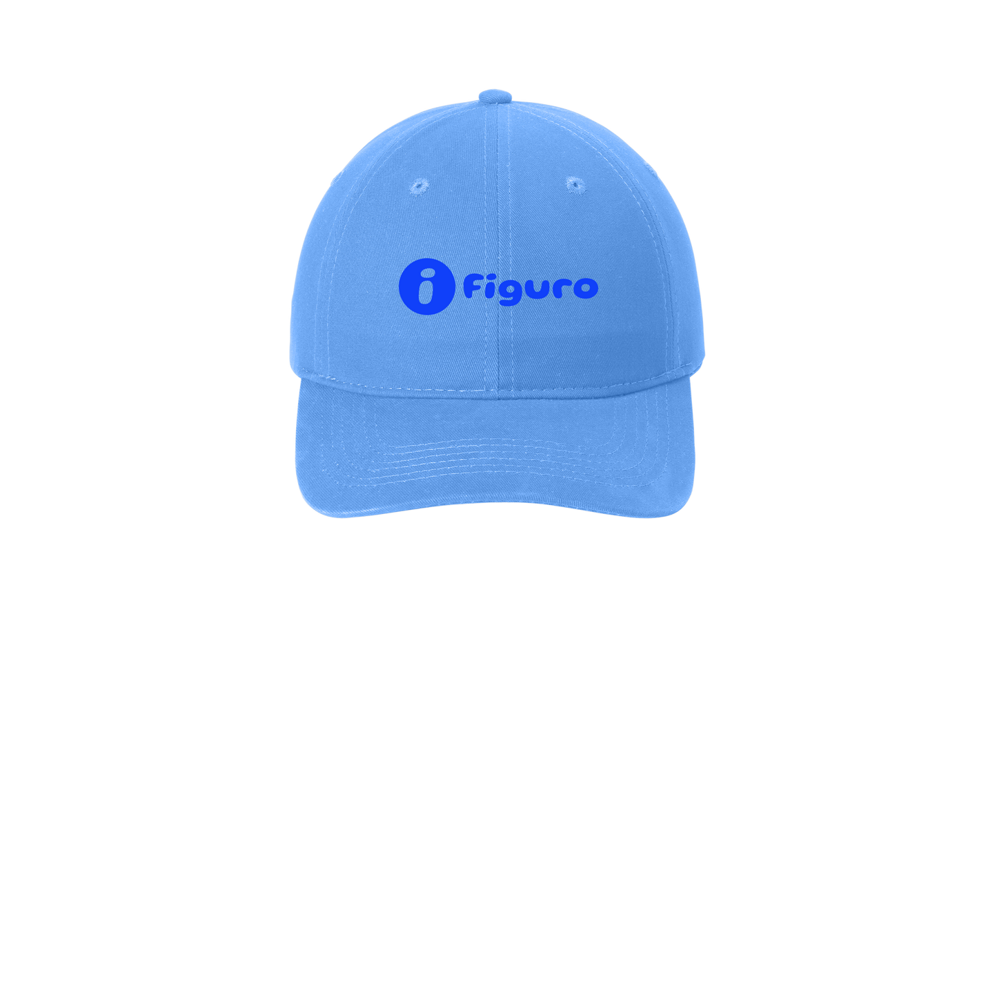 getfiguro-low-profile-dad-cap-embroidery-capfront-CP77-carolinablue-flat-front