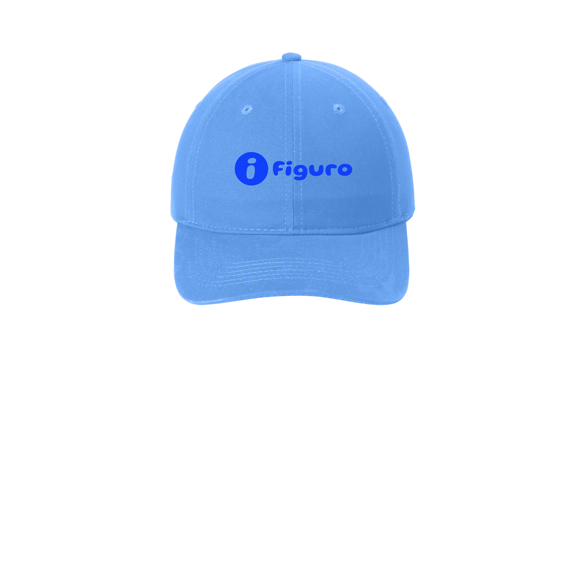 getfiguro-low-profile-dad-cap-embroidery-capfront-CP77-carolinablue-flat-front