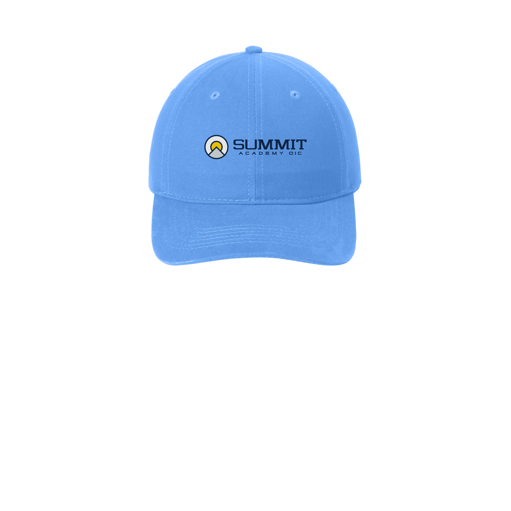 saoic-low-profile-dad-cap-embroidery-capfront-CP77-carolinablue-flat-front