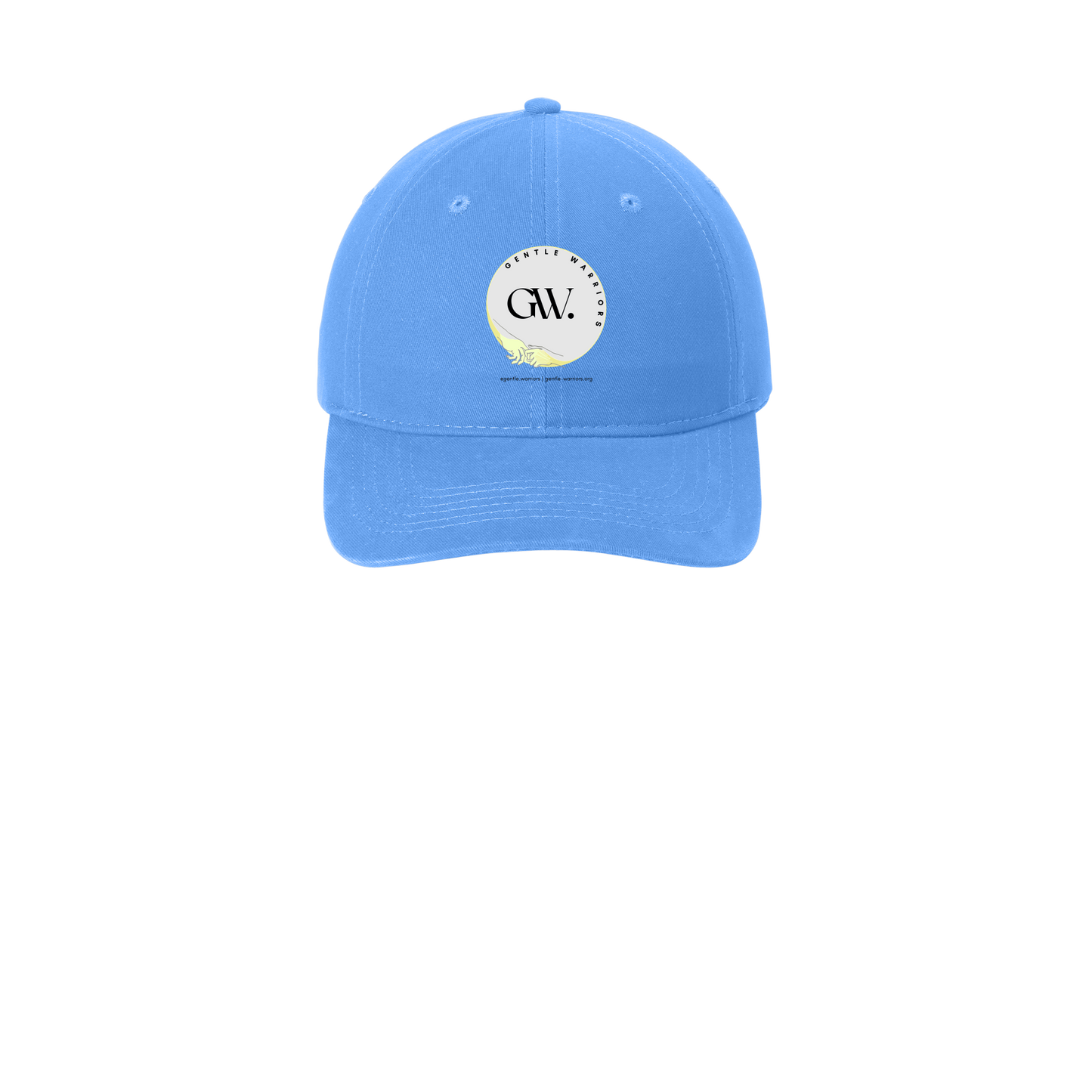 gentle-warriors-low-profile-dad-cap-embroidery-capfront-CP77-carolinablue-flat-front