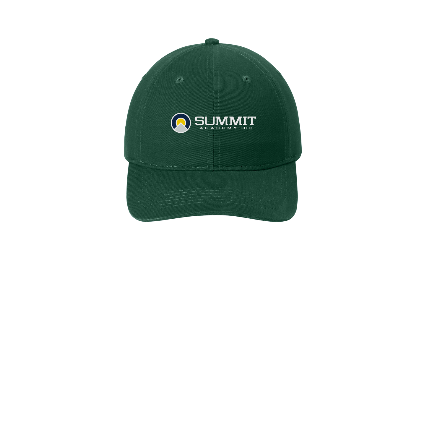 saoic-low-profile-dad-cap-embroidery-capfront-CP77-hunter-flat-front