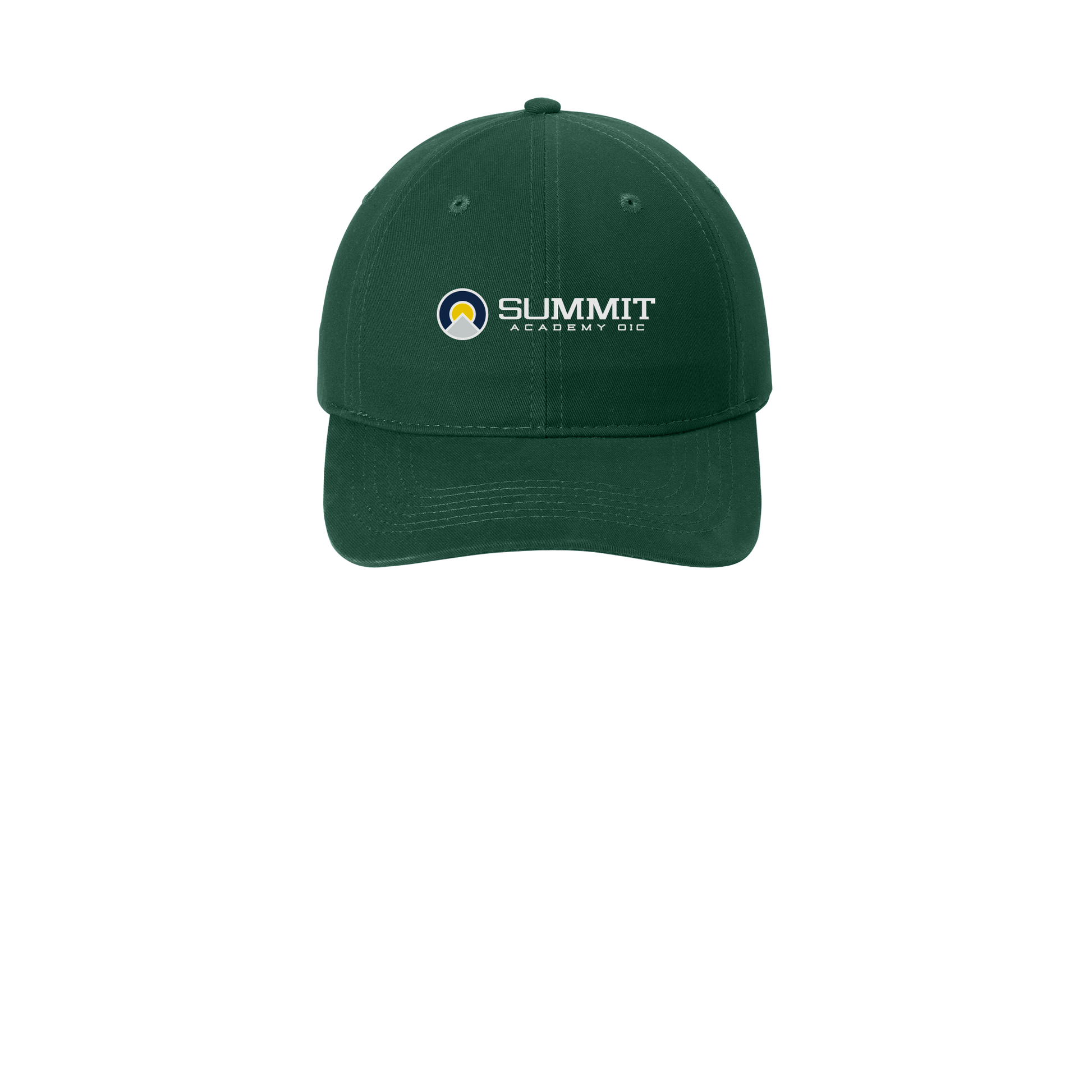 saoic-low-profile-dad-cap-embroidery-capfront-CP77-hunter-flat-front
