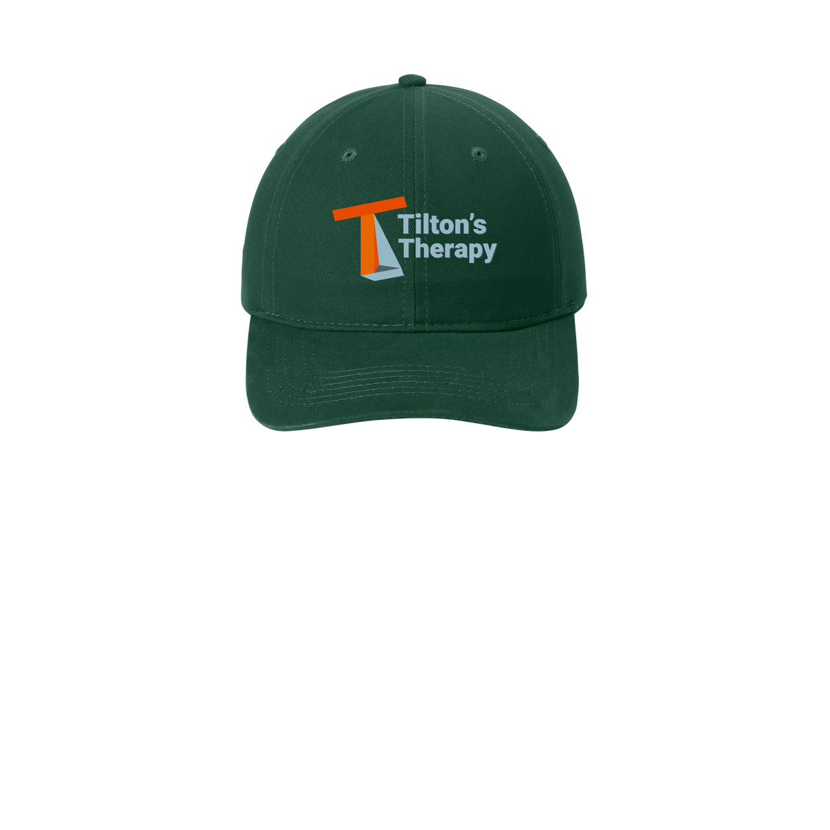 tiltonstherapy-low-profile-dad-cap-embroidery-capfront-CP77-hunter-flat-front