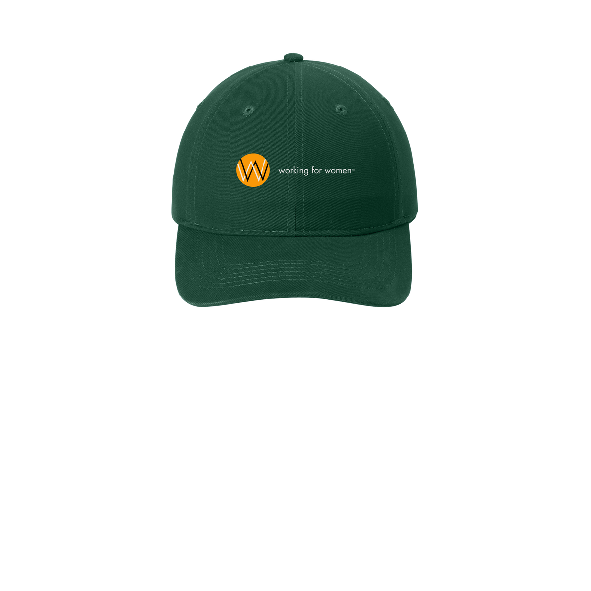 workingforwomen-low-profile-dad-cap-embroidery-capfront-CP77-hunter-flat-front