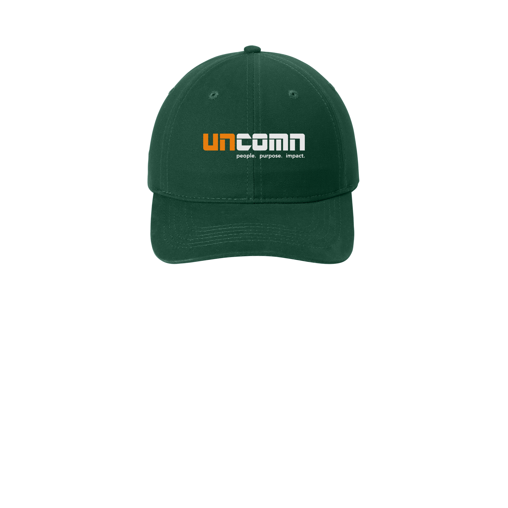 uncomn-low-profile-dad-cap-embroidery-capfront-CP77-hunter-flat-front