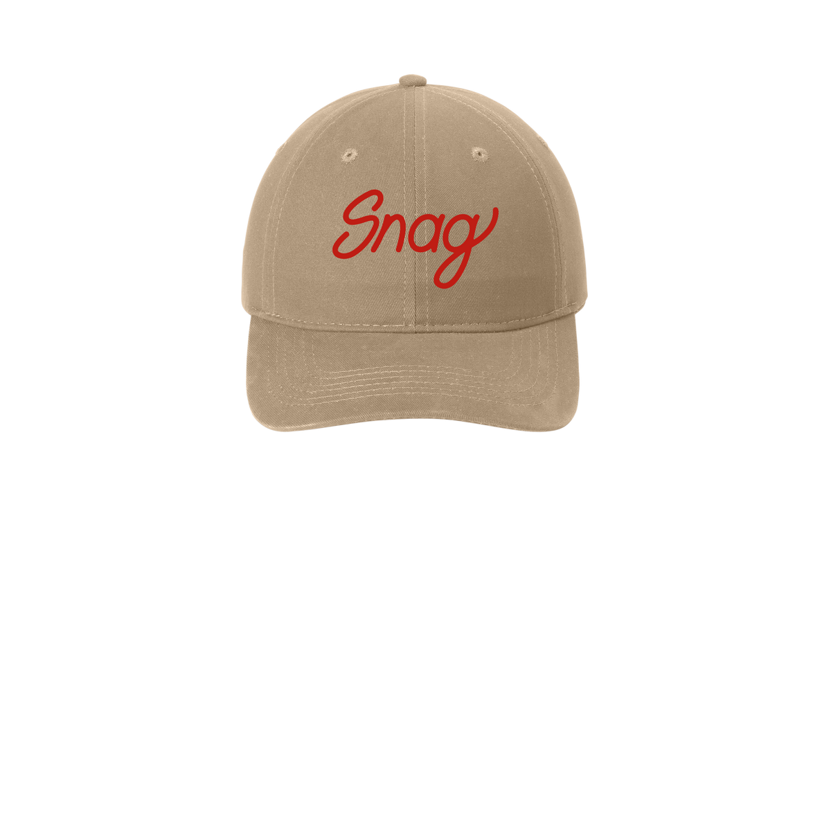 snagdelivery-low-profile-dad-cap-embroidery-capfront-CP77-khaki-flat-front