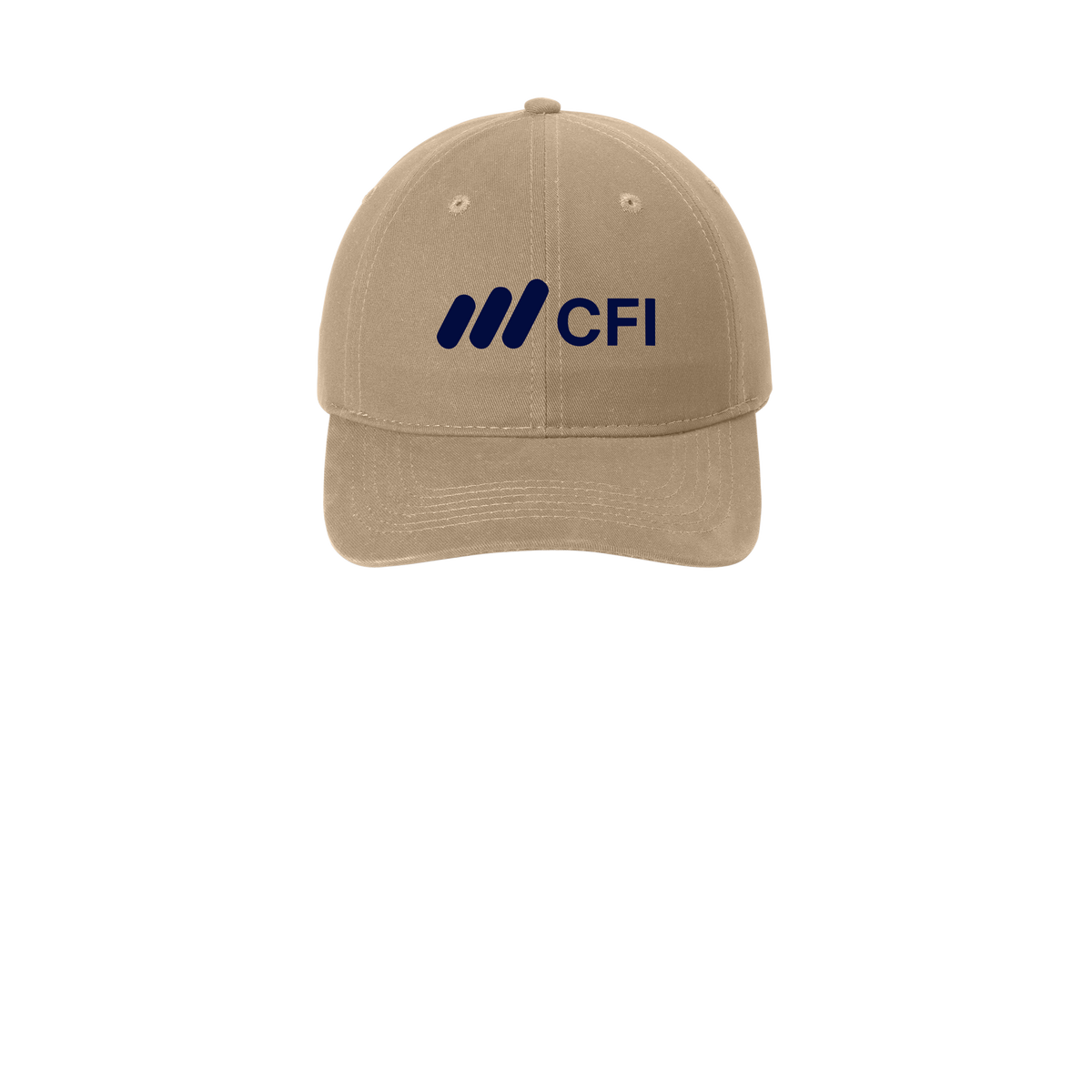 corporatefinanceinstitute-low-profile-dad-cap-embroidery-capfront-CP77-khaki-flat-front